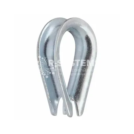 Коуш канатный DIN 3090 23-24 мм, оцинкованный - основное фото