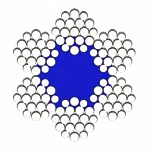 Стальной канат ГОСТ 2688-80 22,5 мм Г-В-Н-Р-Т-1770/180 ПП А1 — фото превью