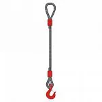 Строп канатный одноветвевой 1СК 0,63 т, 8,5 м оцинкованный — фото превью