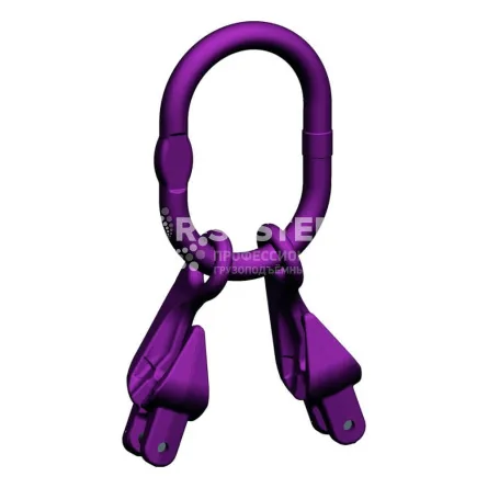 Концевое звено с 2 крюками-укоротителями KWB NRLI1207 г/п 3,35 т, 12 класс - дополнительное фото 1