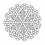 Стальной канат YOUNGWIRE DURAhoist 34C (34xK7) 16 мм, zZ Galv, 1960 N/mm2 — фото превью