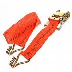 Стяжной ремень с крюками 6,5 м, 3500/7000 кг, лента 75 мм — фото превью